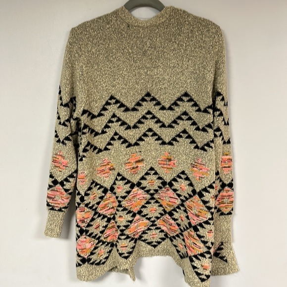 No Boundaries  Open Front  retro /boho Cardigan Sweater, XXL, 2XG 19, extra long - Picture 3 of 7